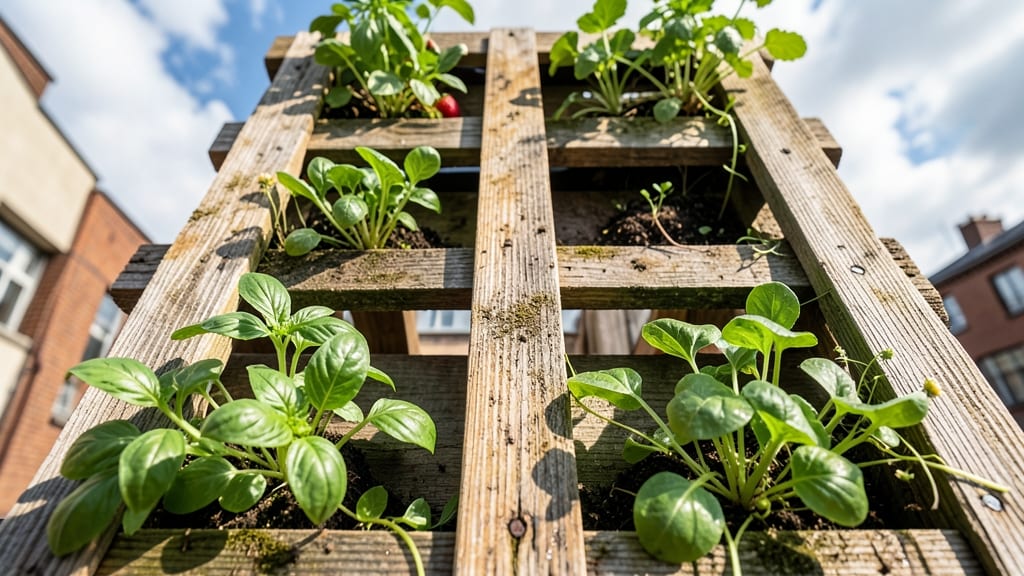 Wooden Pallet Vertical Garden Bed