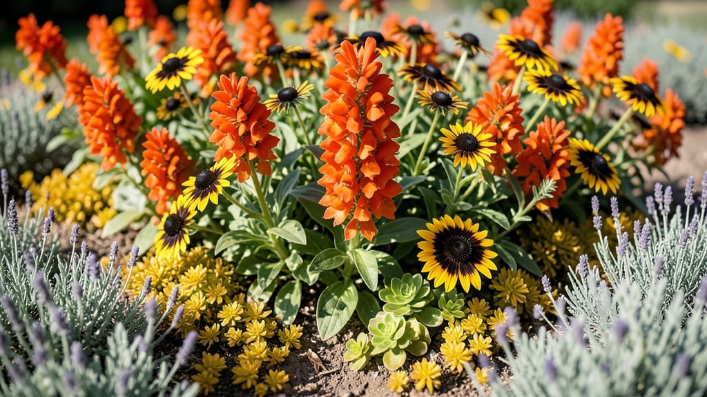 Orange and Gold Summer Heat Combination