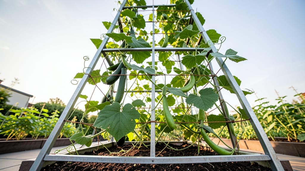 Vertical Trellis Tower Garden