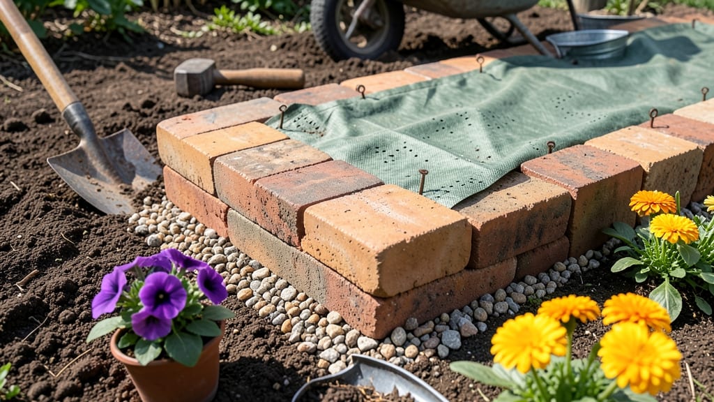 How to Make a Flower Bed with Bricks: Elevated Planters That Last Decades