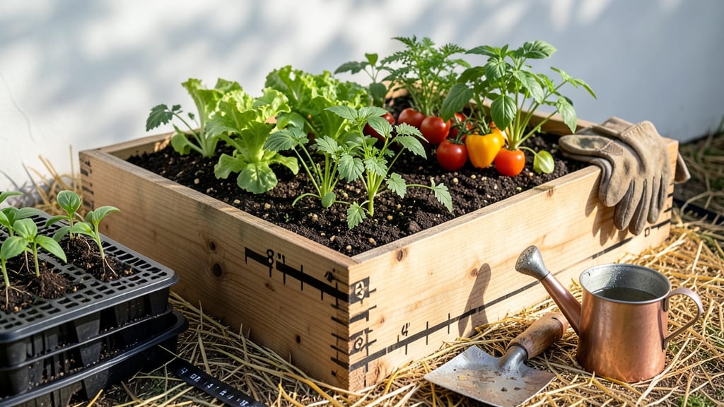 Raised Bed Height for Vegetables: Ideal Dimensions for Root Space and Accessibility