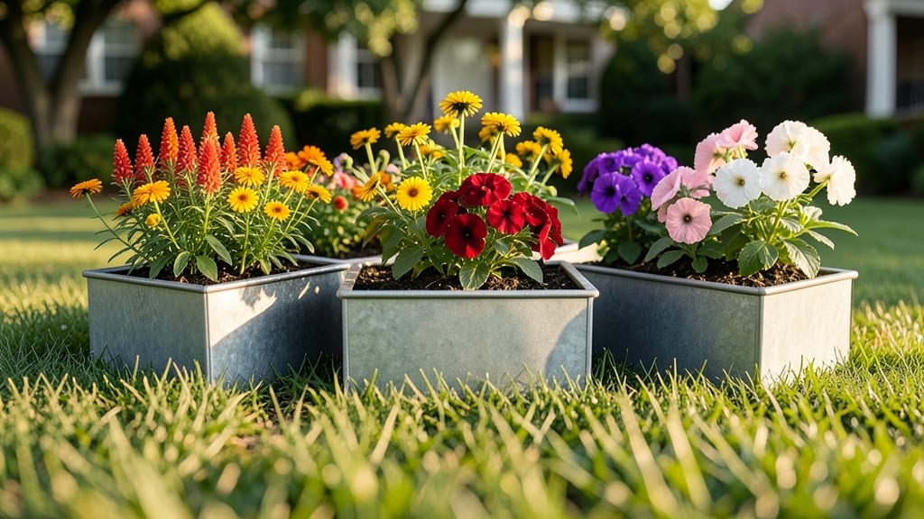 Seasonal Color Wheel Planters