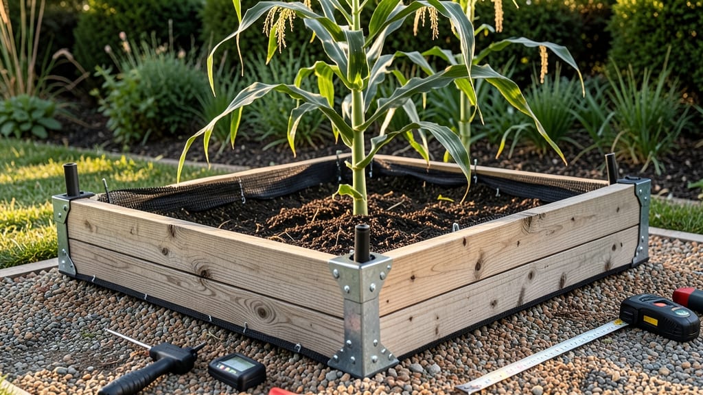 Raised Bed Corner Connectors: Lock-Tight Stability for Heavy Loads and Wind Resistance