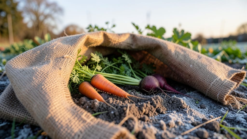 Burlap Sacks for Root Vegetable Protection