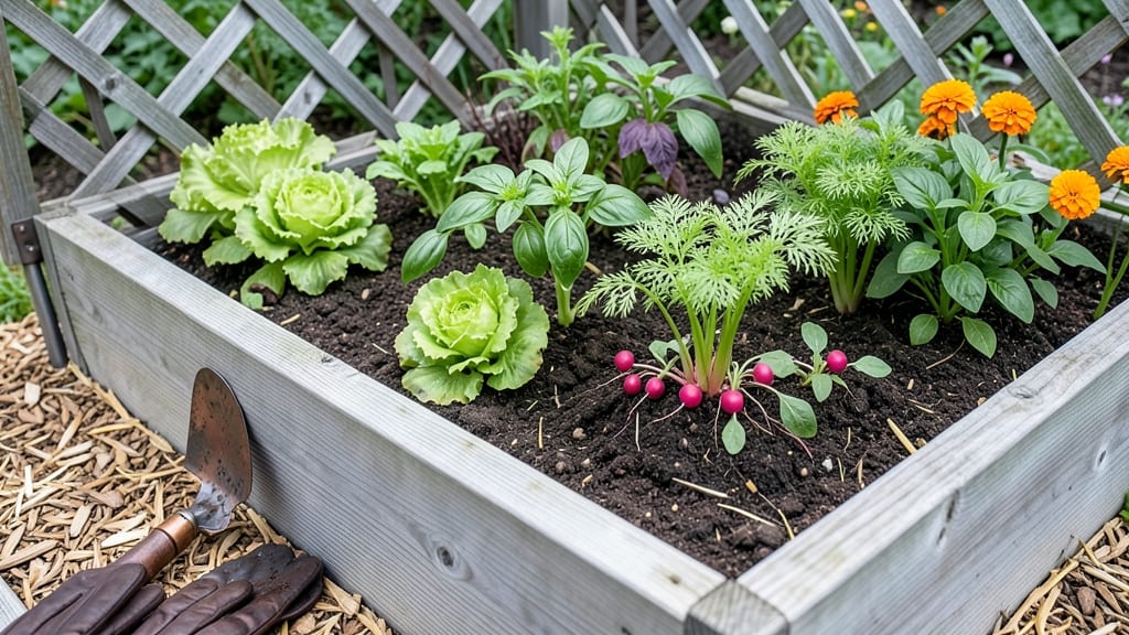 Raised Garden Bed Enclosure: Modular Cedar Frames for Custom Plant Heights