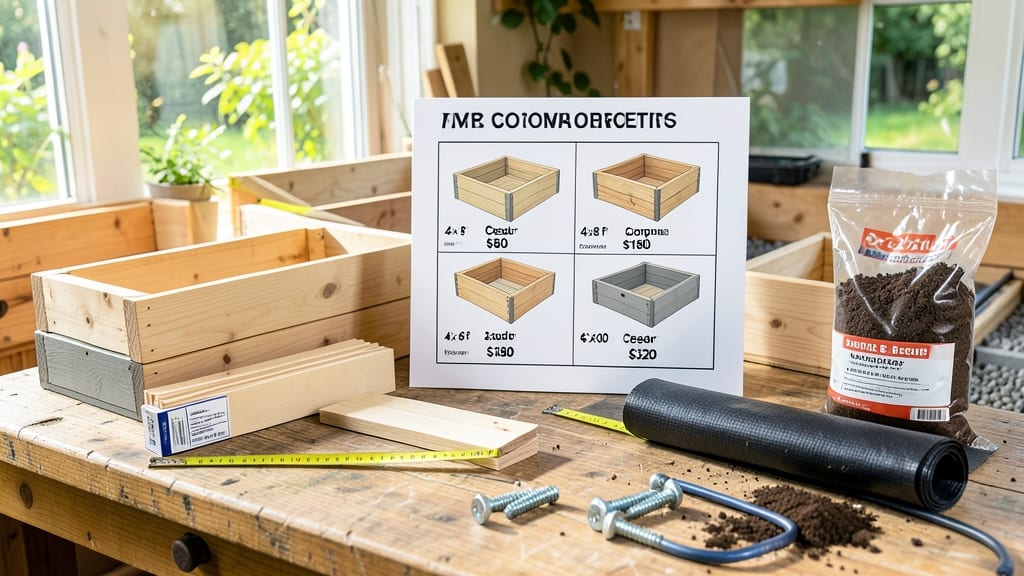 How Much Does a Raised Garden Bed Cost: Exact Pricing Breakdown by Material and Size