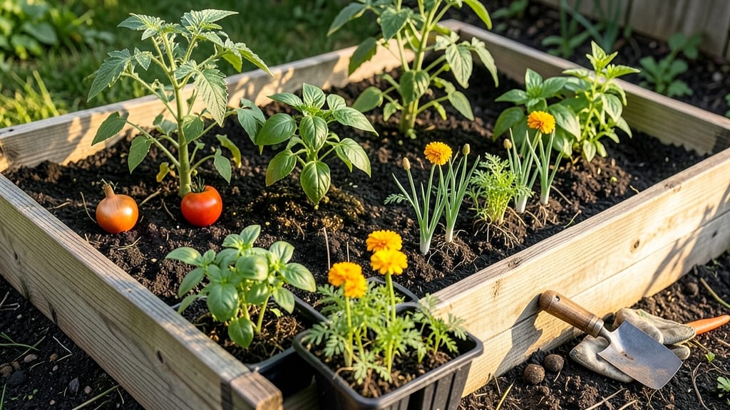 Companion Planting Raised Bed Layout: Proven Pairings for Pest Control and Growth Boosters