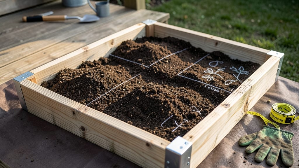 2x4 Raised Garden Bed Layout: Maximize Square Footage With 8 Planting Zones