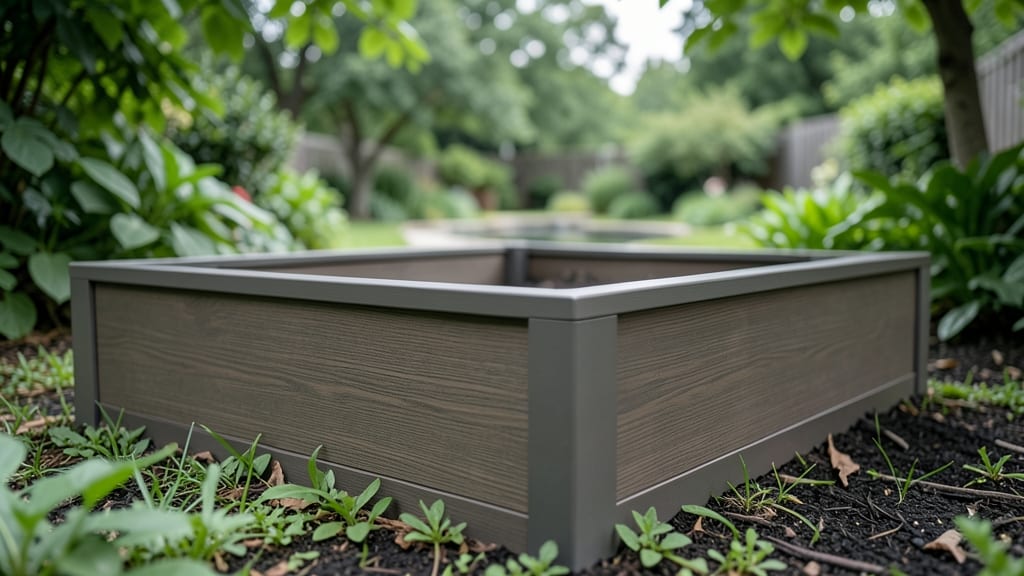 Composite Lumber Raised Beds