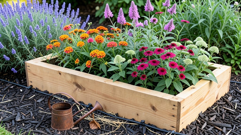Raised Bed Butterfly Garden: Pollinator Haven With Native Flowers