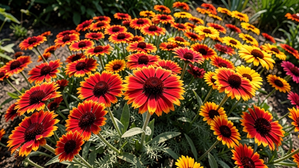 Blanket Flower Hot Color Blocks