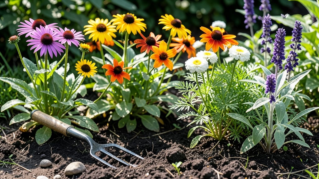 Flower Bed Dirt: Layered Loam for Vibrant Blooms All Season