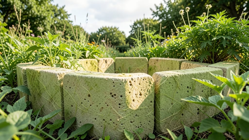 Hempcrete Garden Bed Blocks