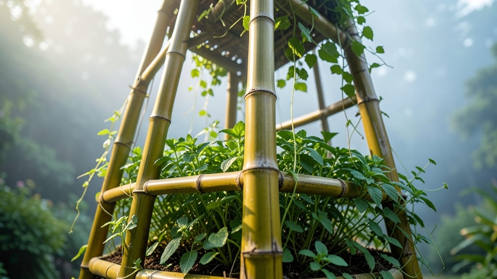 Bamboo Garden Bed Frames