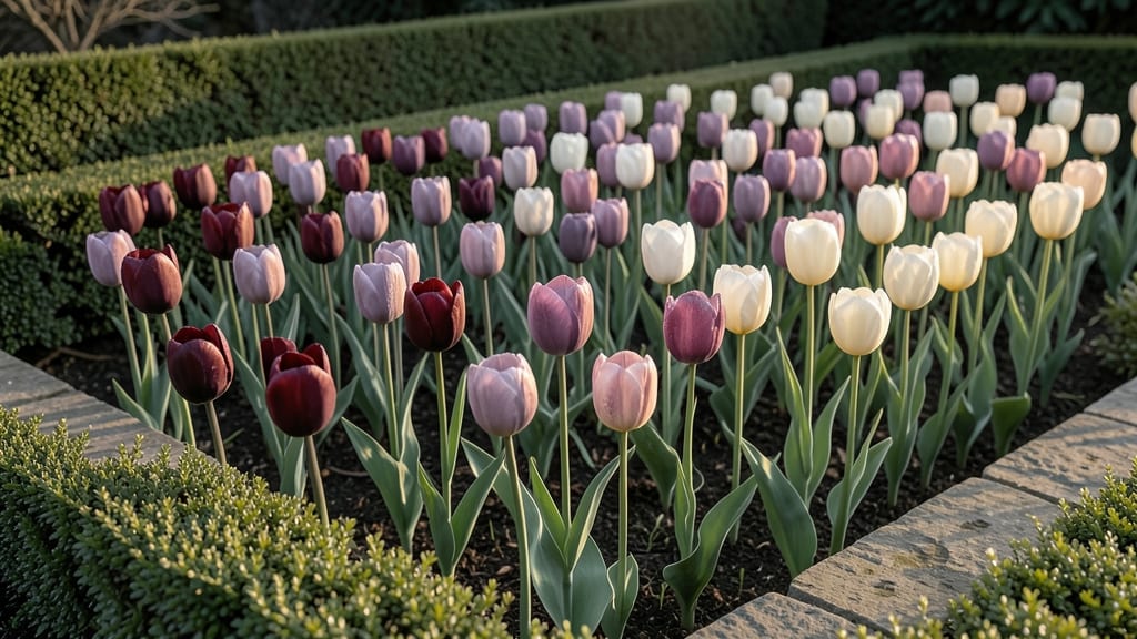 Monochromatic Tulip Shadows