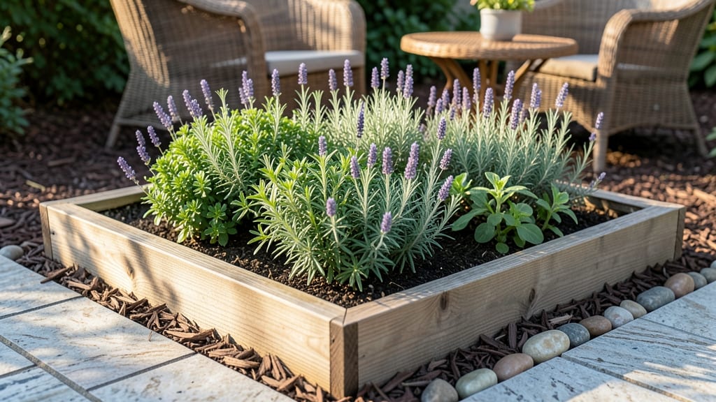 Raised Garden Beds Around Patio: Elevated Growing Space That Expands Your Outdoor Oasis