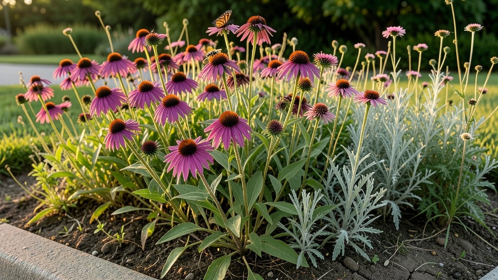 Pollinator Paradise with Coneflowers