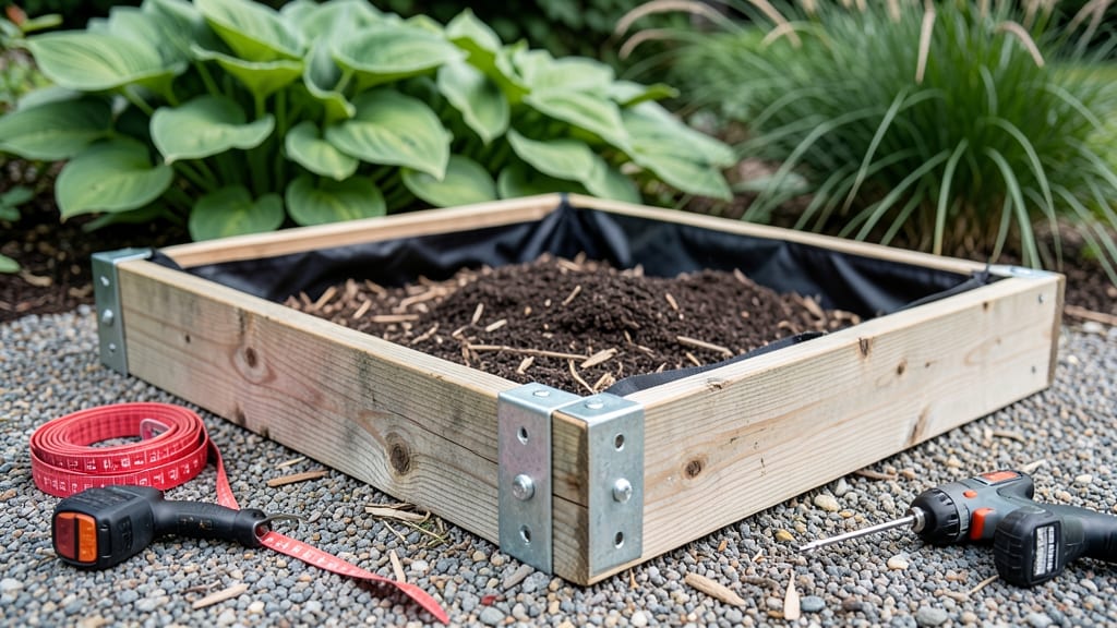 Garden Bed Corner Brackets: Sturdy Metal Supports for Heavy-Duty Planters
