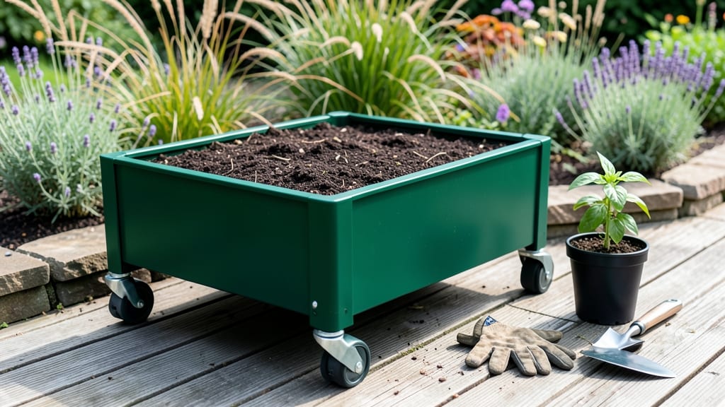 Raised Garden Beds on Wheels at Costco: Portable Grow Space for Balcony or Patio