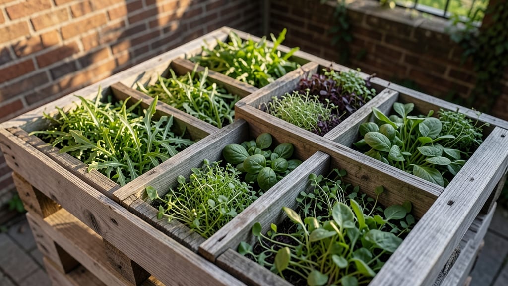 Pallet Salad Bar Planter