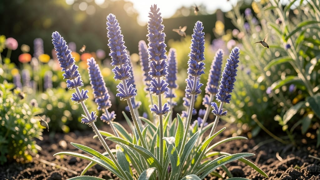 Salvia for Textured Blue-Purple Flowers