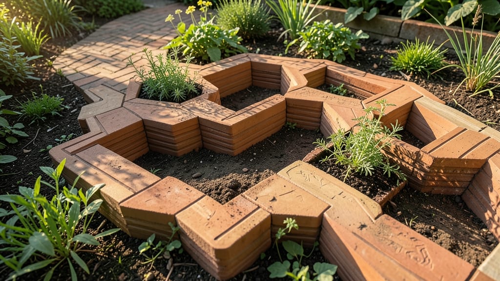 Interlocking Brick Planter Boxes