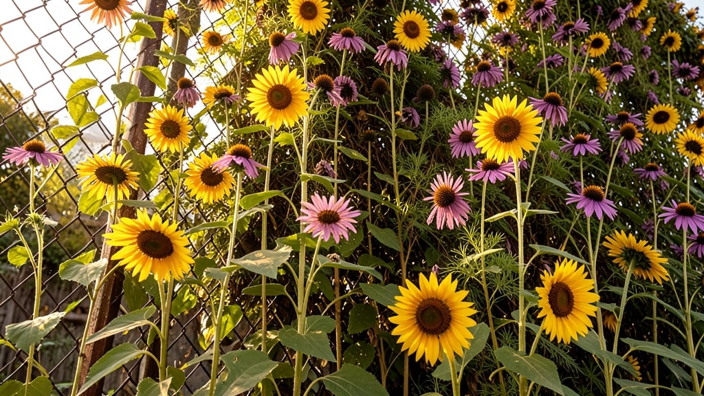 Vibrant Sunflower and Coneflower Mix