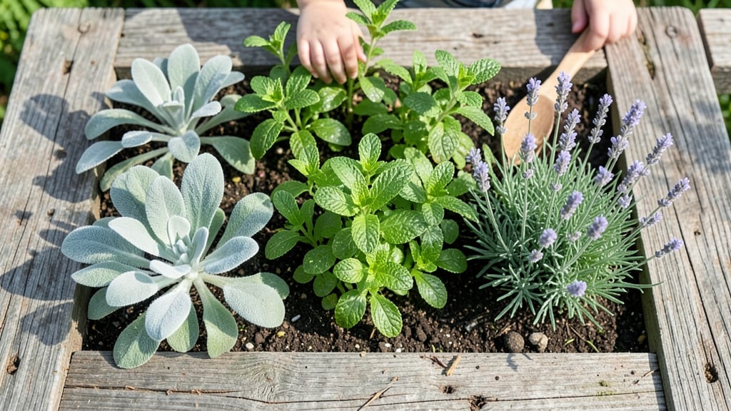 Pallet Sensory Garden for Kids
