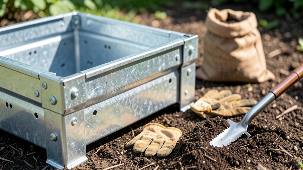 Galvanized Steel Raised Garden Bed Kit: Modular Durability for Heavy-Duty Planting