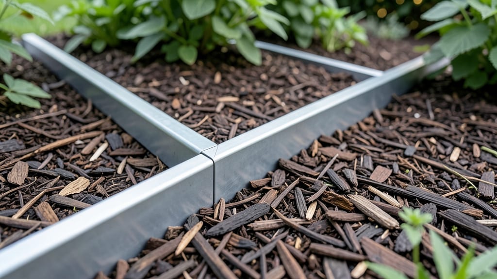 Galvanized Metal Landscape Edging