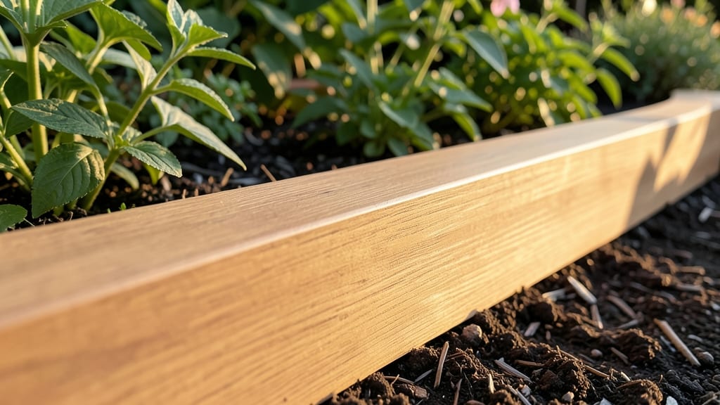 Wood Composite Edging for Low-Maintenance Gardens