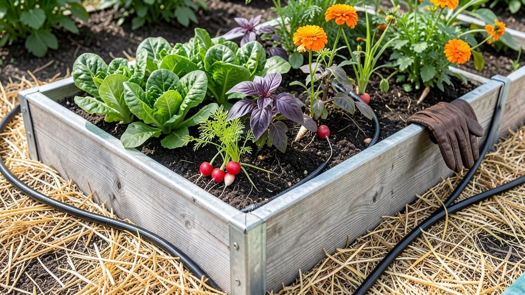 Raised Bed System: Modular Frames for Customizable Plant Heights