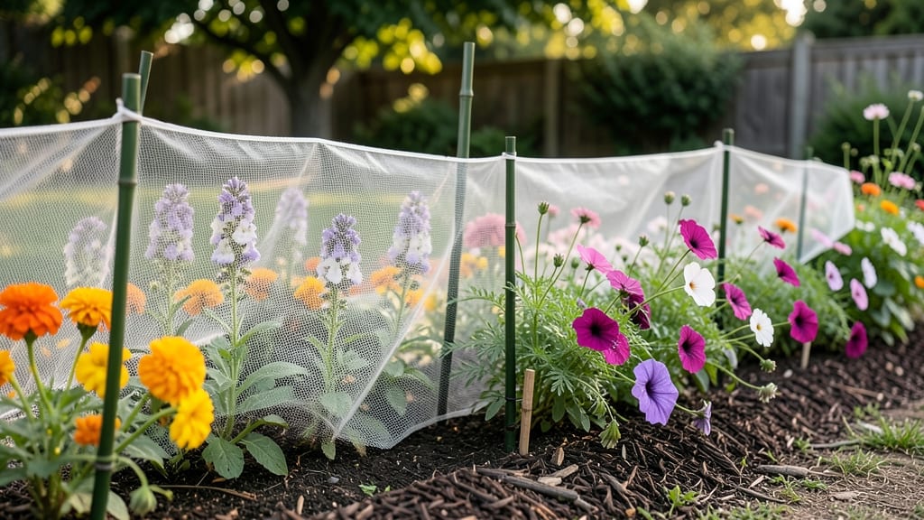 Flower Bed Netting: Lightweight Protection Against Pests and Wind