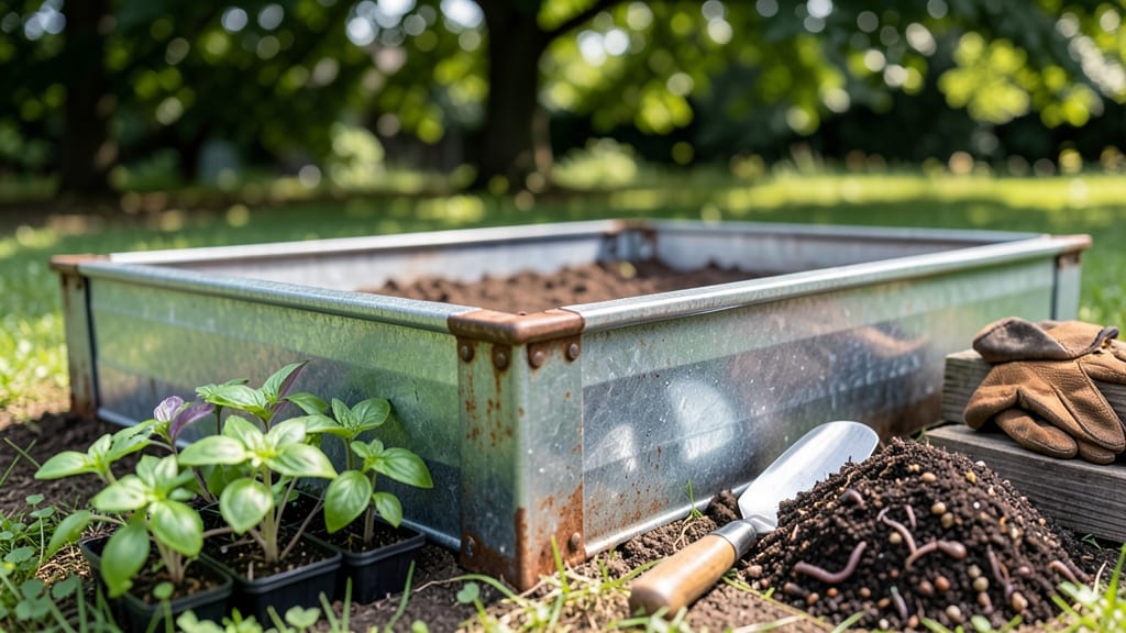 Galvanized Steel Raised Garden Bed With Bottom: Durable, Rust-Proof Foundation for Year-Round Planting
