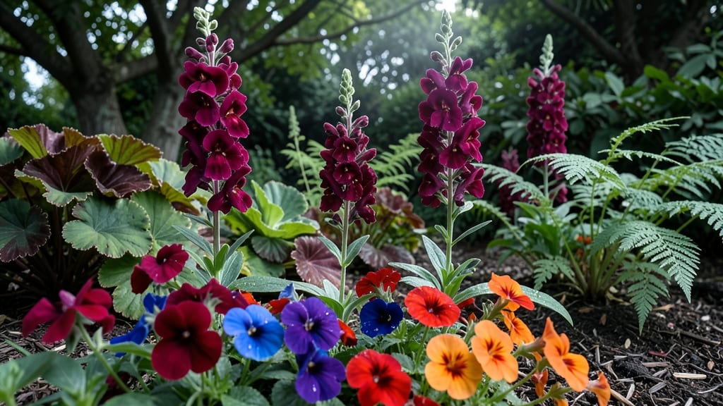 Partial Shade Snapdragon Garden
