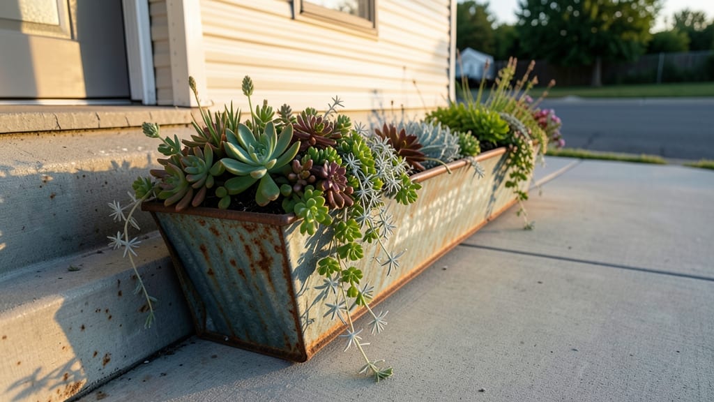 Galvanized Trough Gardens