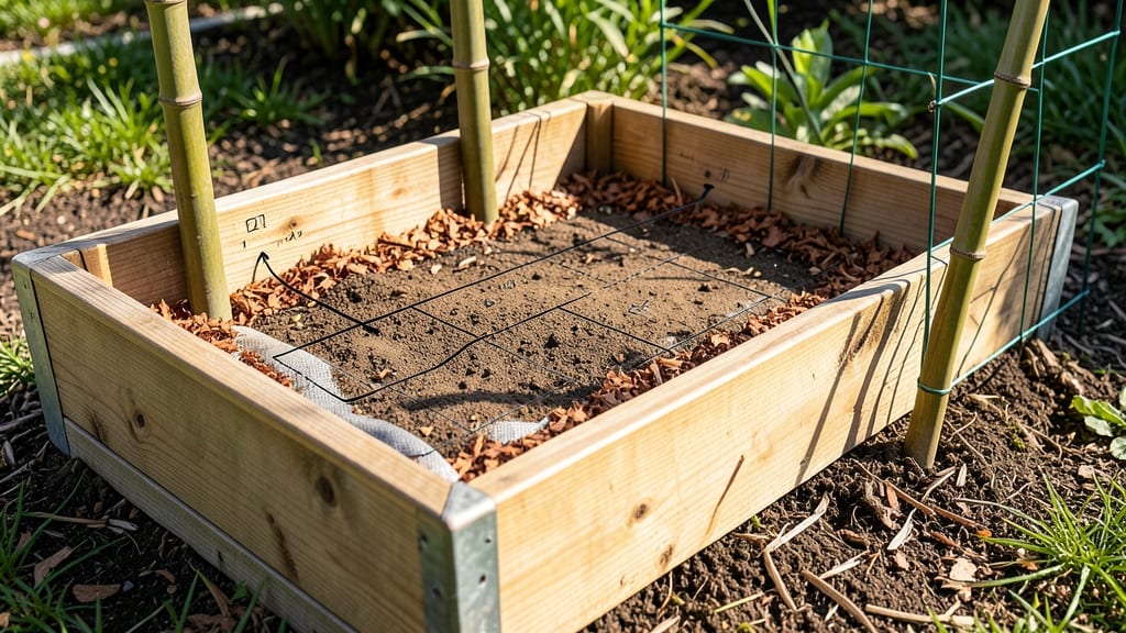 Raised Bed Diagram: Precision Planting Layouts for Year-Round Gardens