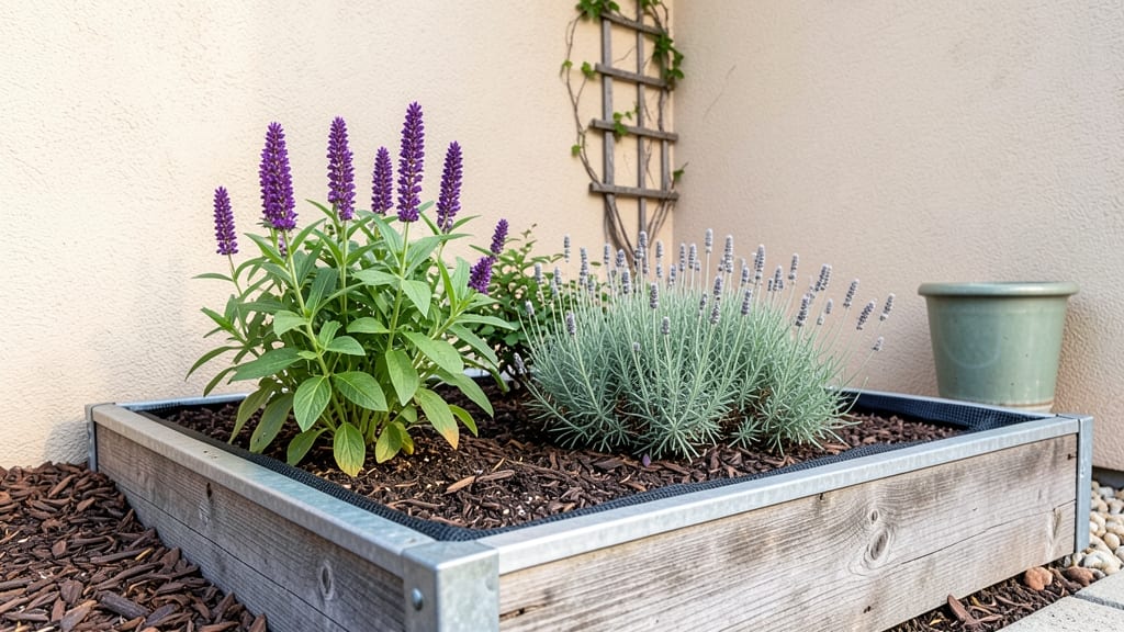 Raised Flower Bed Against House: Space-Saving Elegance for Small Yards